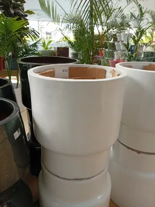 Maceteros Nora -  Blanco