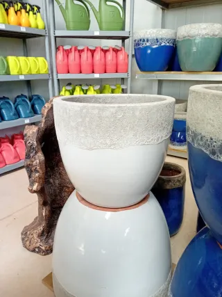 Maceteros Nora -  Blanco