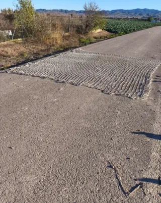 Red de seguridad obra 5,5x5m blanca