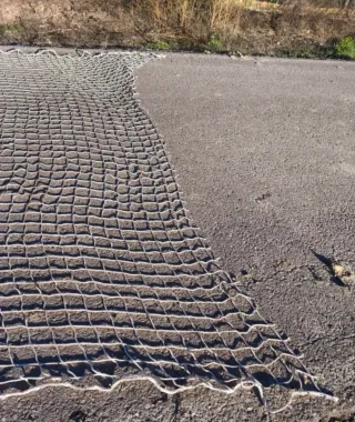 Red de seguridad obra 5,5x5m blanca