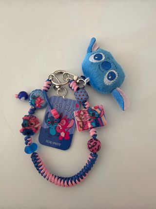 Llavero Stitch Peluche y Dijes