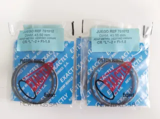 Segmentos Metrakit 43.5mm Vespino y Variant.NUEVOS