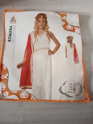 Disfraz Romana Niña Talla 7-9