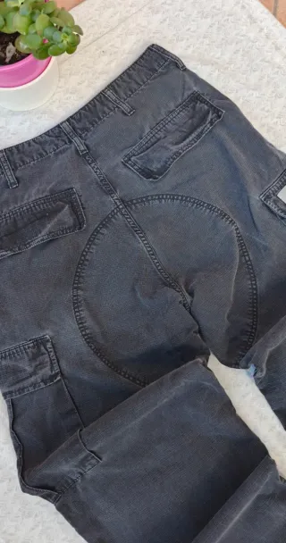 Carhartt Cargo Carpenter-Jeans Baggy W32 L34 Nero