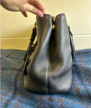 Borsa Tote/Shopping Prada Nero in Pelle