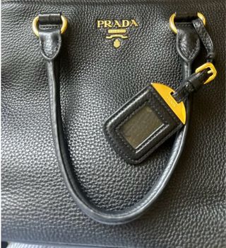 Borsa Tote/Shopping Prada Nero in Pelle