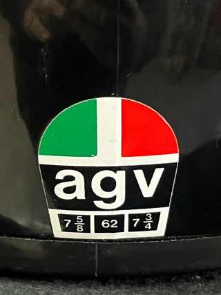 Casco AGV VINTAGE nero con grafica