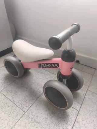 Bici infantil sin pedales Sawyer rosa