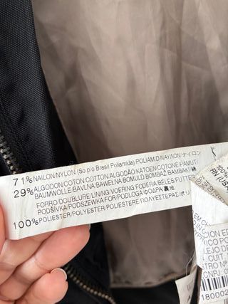 Chaqueta Zara Negra Mujer Talla S