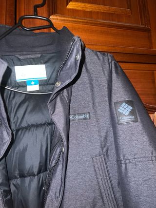 Chaqueta de nieve Columbia gris