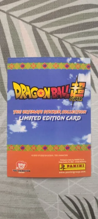 Cartas Edición Limitada Dragon Ball reservadas