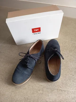 Zapato serraje navy niño talla 37