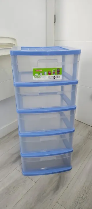 Cajonera Organizador 5 Cajones Plástico