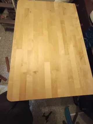 Mesa plegable NORBO IKEA abedul 79x59 cm