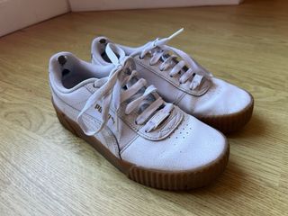 Zapatillas Puma Blancas Suela Marrón Talla 36