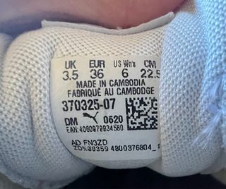 Zapatillas Puma Blancas Suela Marrón Talla 36