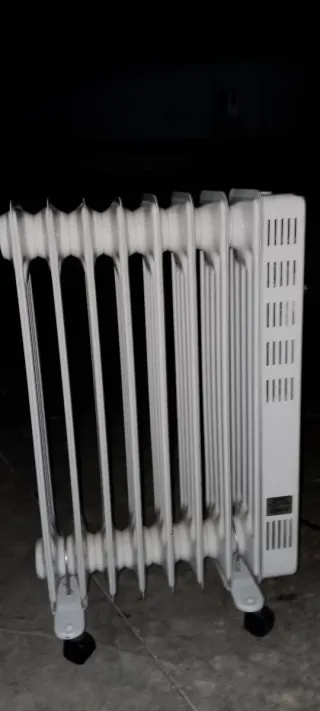 Radiador de aceite Duracraft blanco eléctrico