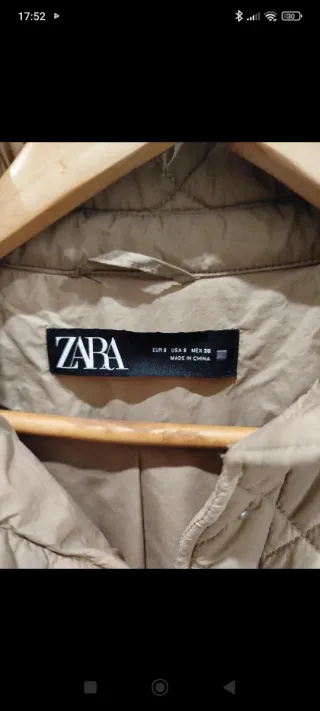Chaqueta Zara guateada beige