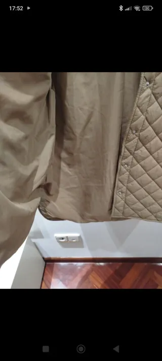 Chaqueta Zara guateada beige
