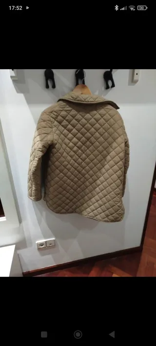 Chaqueta Zara guateada beige