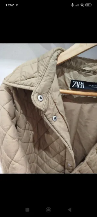 Chaqueta Zara guateada beige