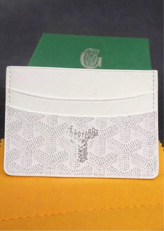 Portafoglio Goyard Bianco