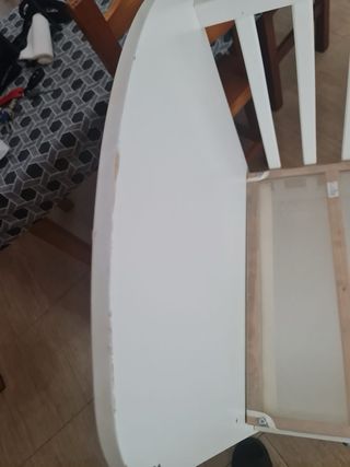 Cuna de bebé blanca