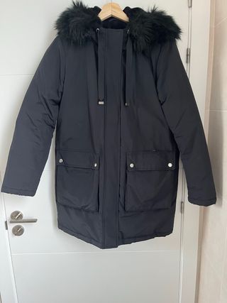 Plumífero Zara Negro Talla M