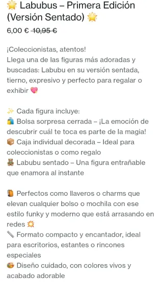 Labubus Primera Edición Sentados