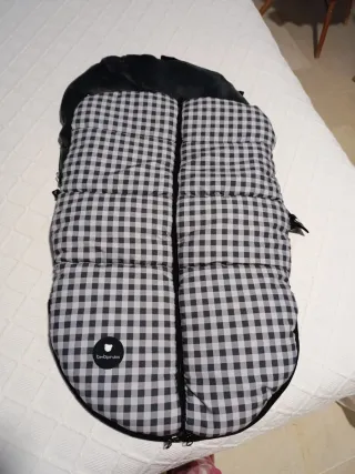 Saco de bebé a cuadros