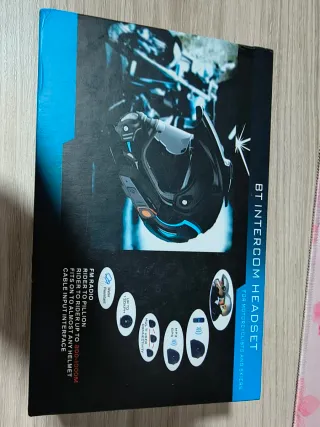 Auriculares BT Intercom para casco