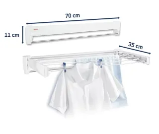 Tendedero de pared plegable