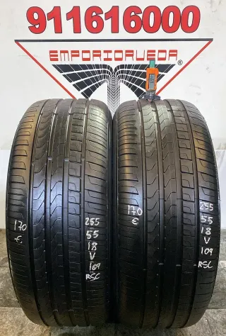 255 55 18 V PIRELLI RUEDA AL 90% VIDA UTIL