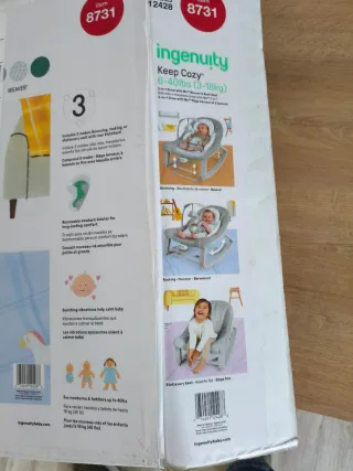 Hamaca Mecedora Bebé Ingenuity Keep Cozy