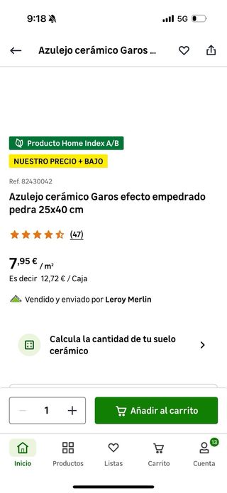 Azulejos efecto piedra EC Garbi Natural