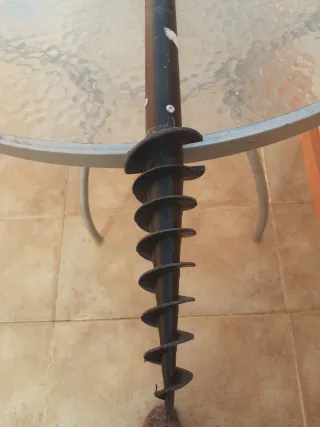 Sombrilla Playa Crevicosta Rayas Azul/Blanco