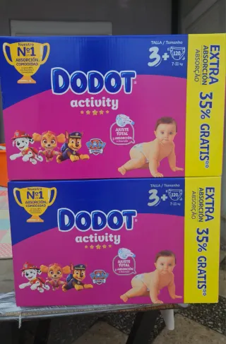 240 Panales(2x120) Dodot Activity t3+