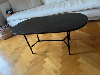 Tavolino Maisons du Monde marmo nero