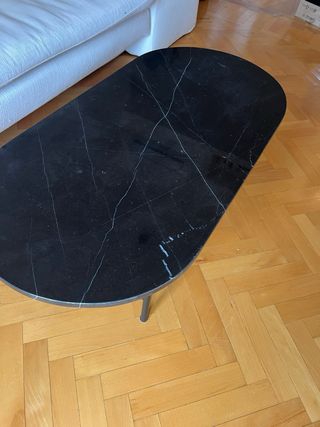 Tavolino Maisons du Monde marmo nero