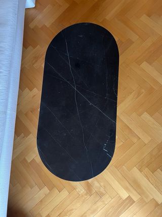 Tavolino Maisons du Monde marmo nero