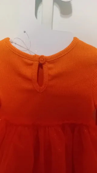 Vestito Zucca bimba 0-3 mesi (62cm), Halloween