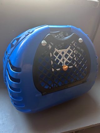 Transportín para gatos azul