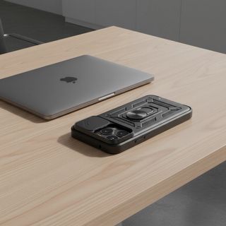 Funda iPhone 17 Pro Negra con Anilla antes 20€