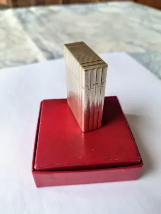 Accendino S.T. Dupont Argento Originale