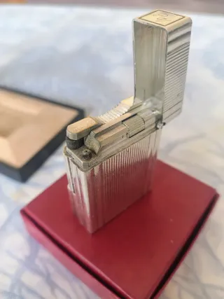 Accendino S.T. Dupont Argento Originale