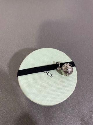 Pendientes Tous Oso Plata Blanco