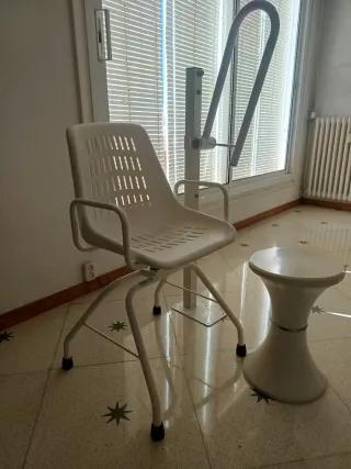 Ayuda para ducha/lavabo (metal/plástico)