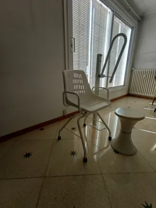 Ayuda para ducha/lavabo (metal/plástico)