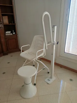 Ayuda para ducha/lavabo (metal/plástico)