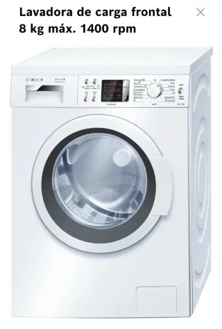 Lavadora Bosch Serie 6 8kg 1400rpm